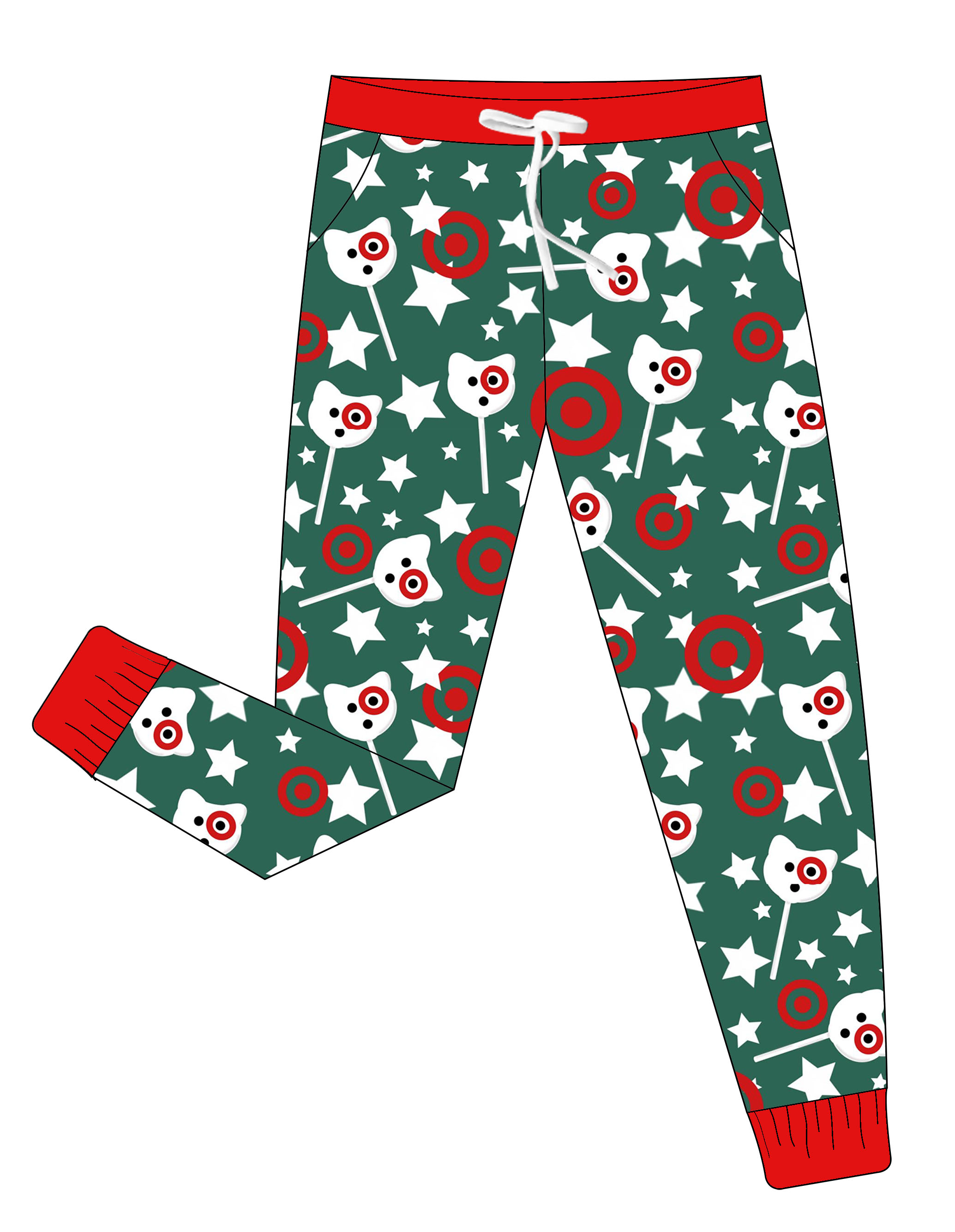 RTS Adult Mom Women's Bamboo Jogger Breathable Mid-Waist Pocket Pants Paired with Western Printed High Elasticity ODM Supply
