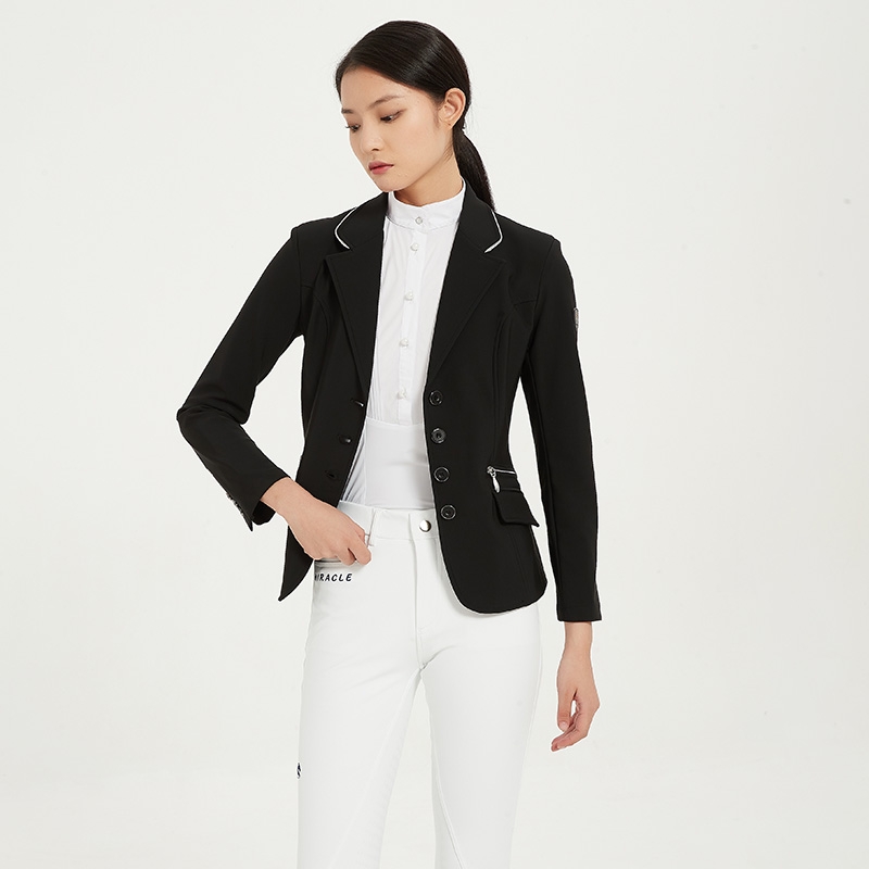 Wholesale OEM Custom Logo Women's Equestrian Jackets Custom Outerwear for Equestrian Clubs &amp; Brands