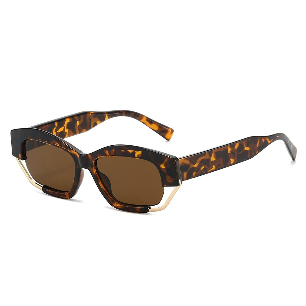 Irregular Cat Eye Sunglasses Women Hollow Out Frame Retro Punk Shades UV400 Trendy Streetwear Ladies Fashion Sun Glasses