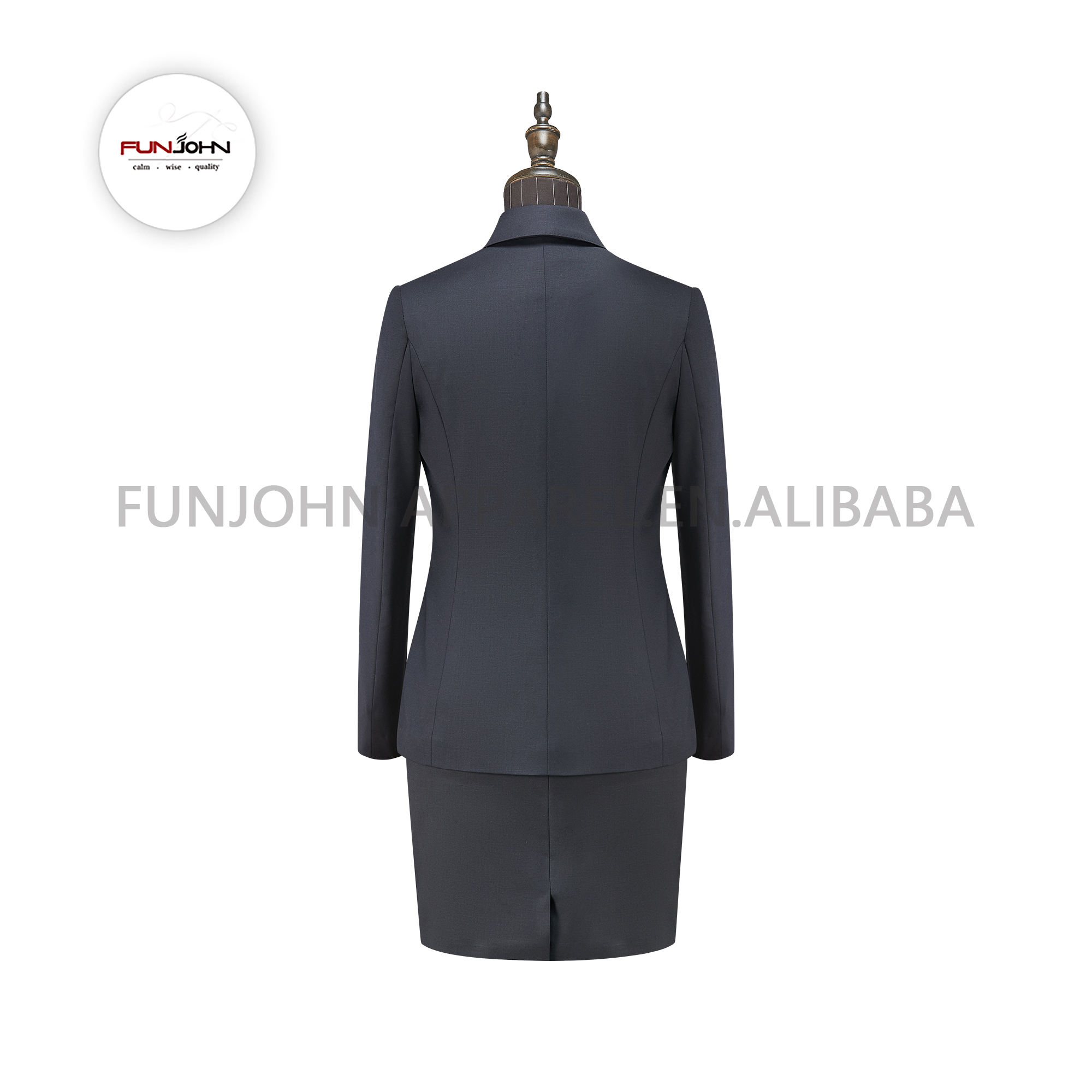 Latest Fashion Quality Women's Business Suit Woven Hand Embroidery Anti-Wrinkle Plus Size