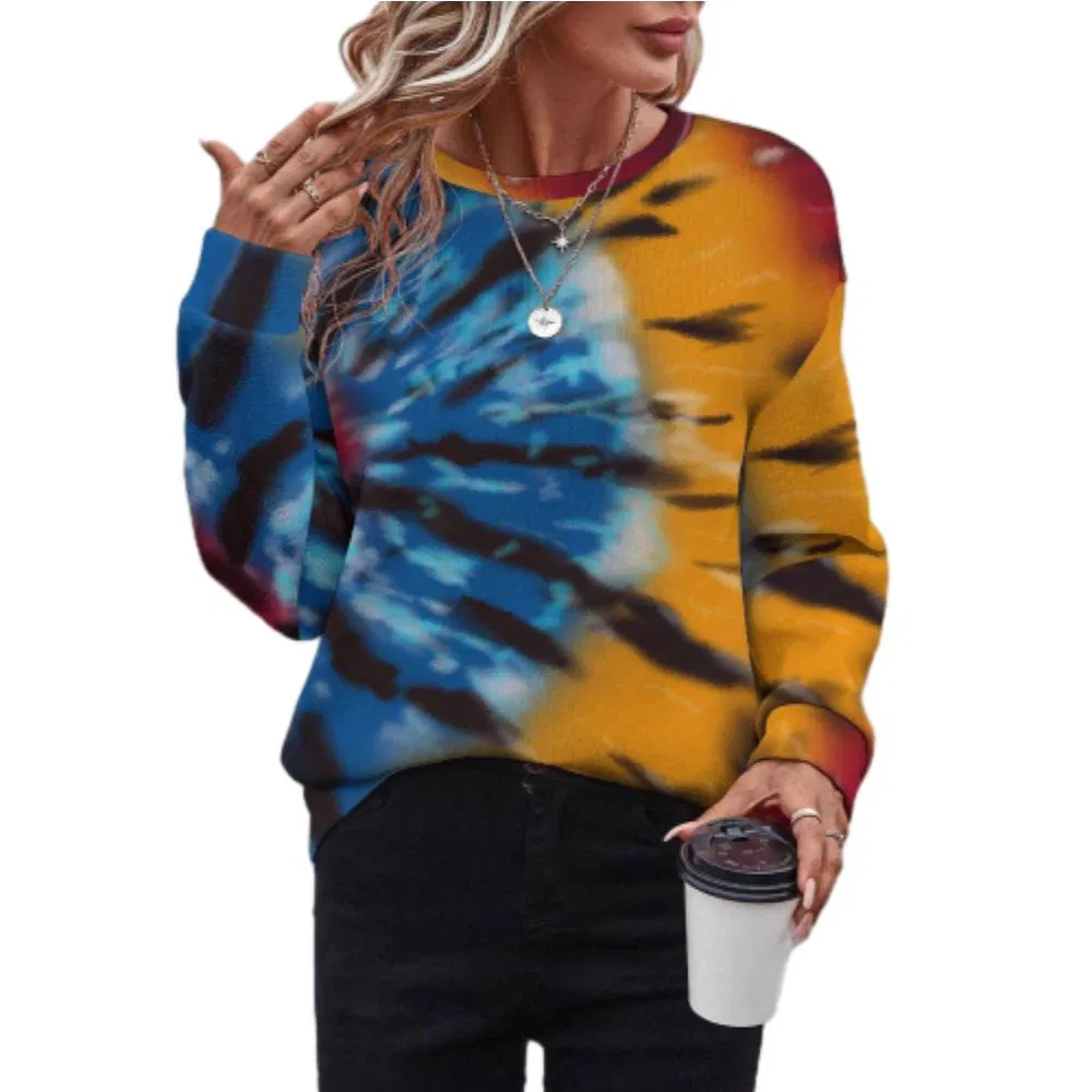 Trendy Women Pullover Sweatshirt Chic Urban Streetwear Loose Fit Lounge Wear Hoodie