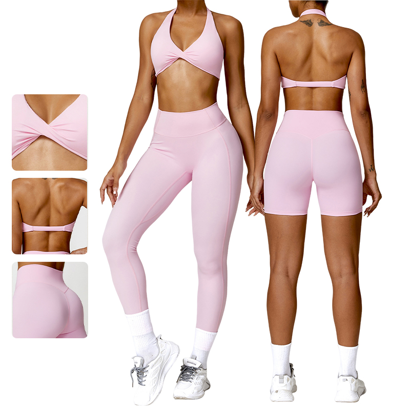 Free Samples Custom Activewear Women's Athletic Clothing Yoga Wear Workout Apparel Gym Fitness Sets for Women