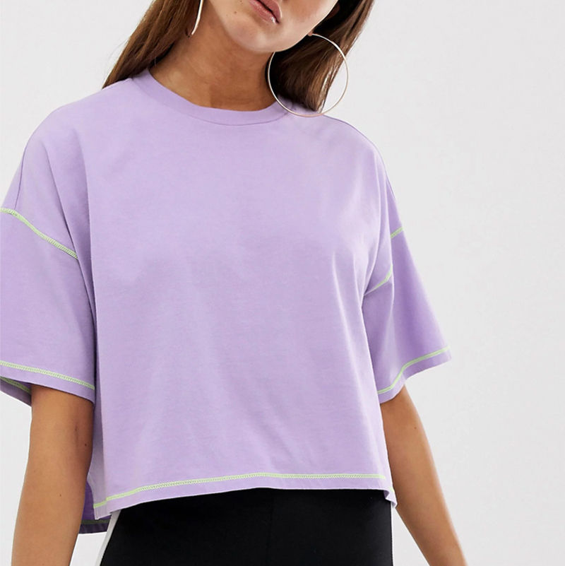 Latest Style Casual Oversized Plain Women T Shirts Summer Wear Short Sleeves Women's T-shirts with Custom logo and Size
