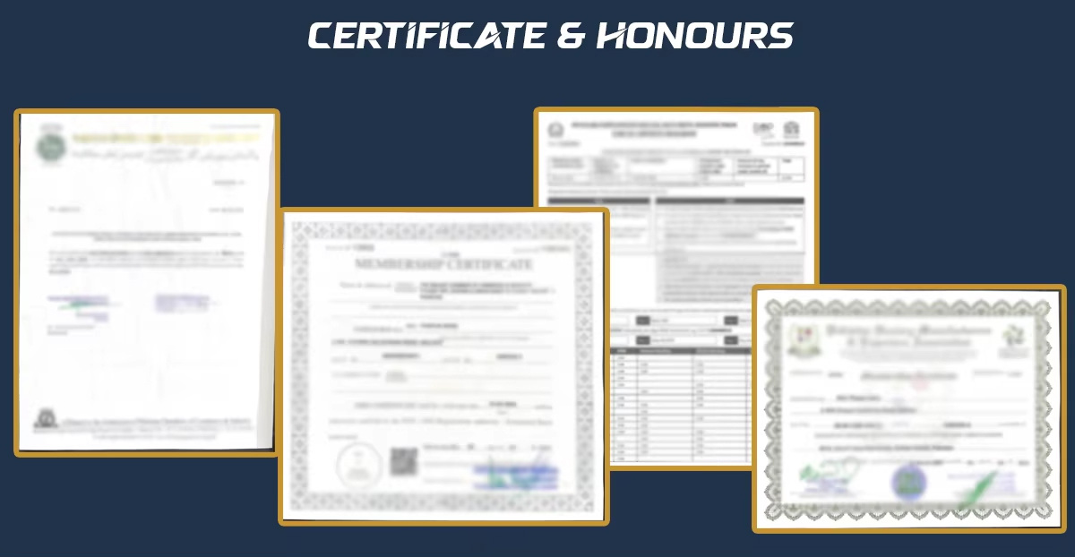 Certifications