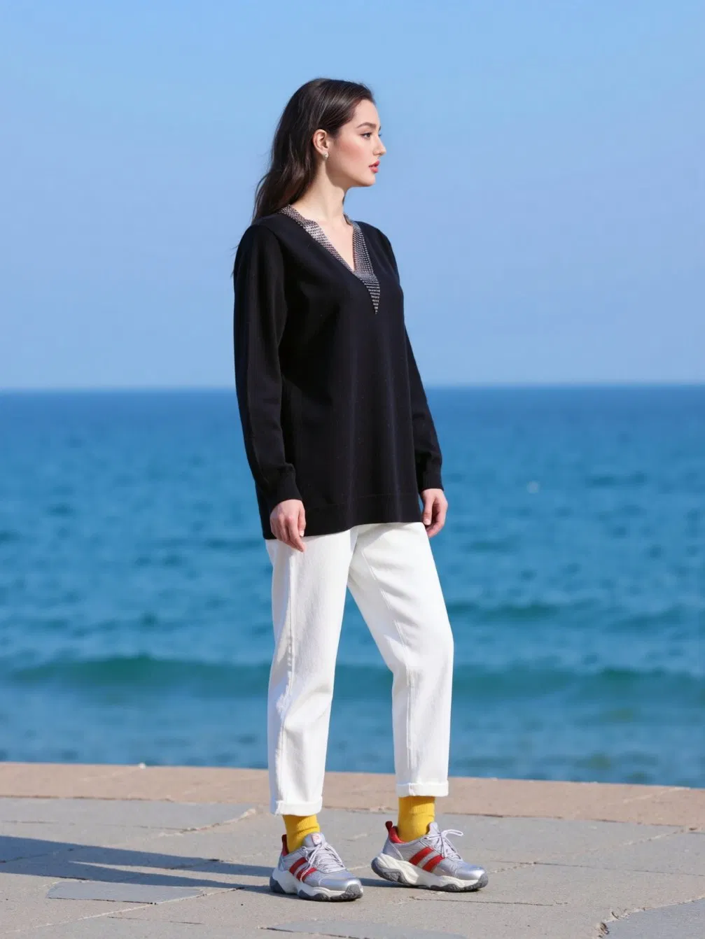 Plus Size Women‘S Sweaters Collection, Flattering Tummy Control Design, Wholesale