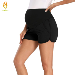 Manufacturer Women's Maternity Shorts - for Abdominal Exercise, Running, and Casual Wear in Summer