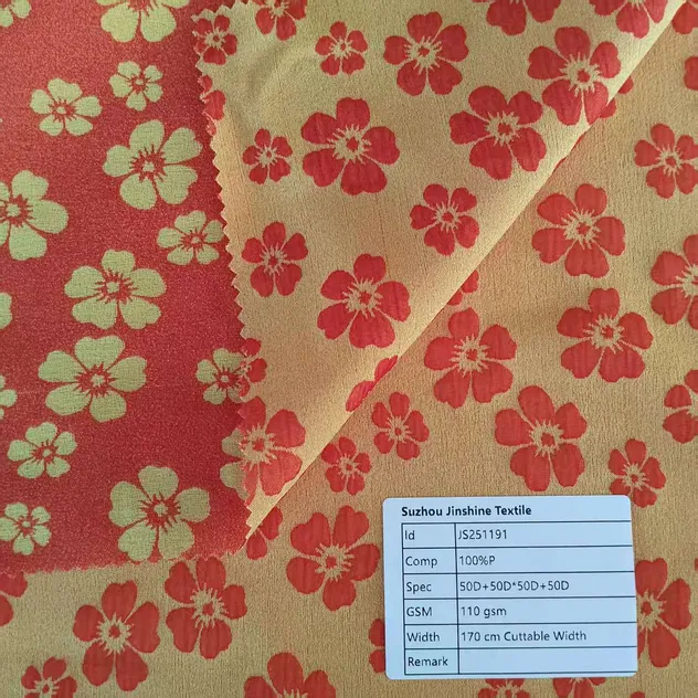 Soft-Drape Satin Elegant 100% Polyester Woven Fabric for Formal Blouses & Dressy Tops & Evening Party Outfits & Casual Wear