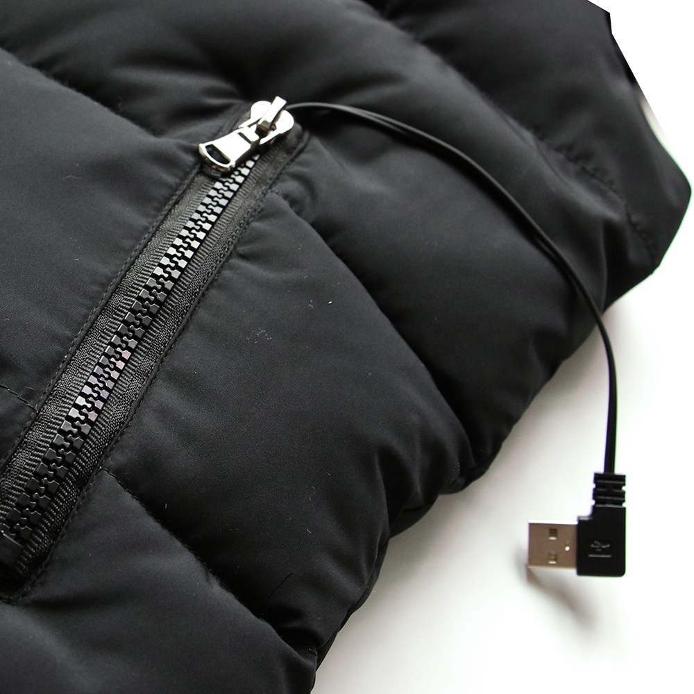 2022 Custom Dual Zone Control Wholesale Winter Womens Heated Clothing Sleeveless Coat