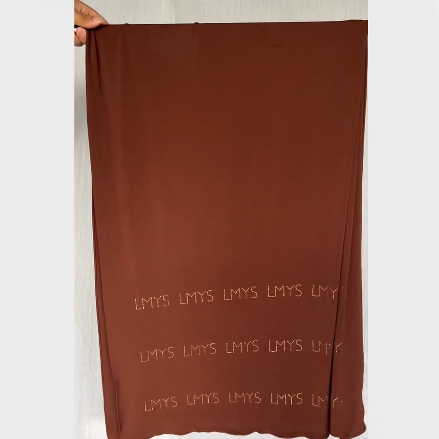 Sharut Custom High Quality Luxury Women Muslim Shawl Robe Stretchy Breathable Korean Premium Liquid Jersey Merrachi Hijab Scarf