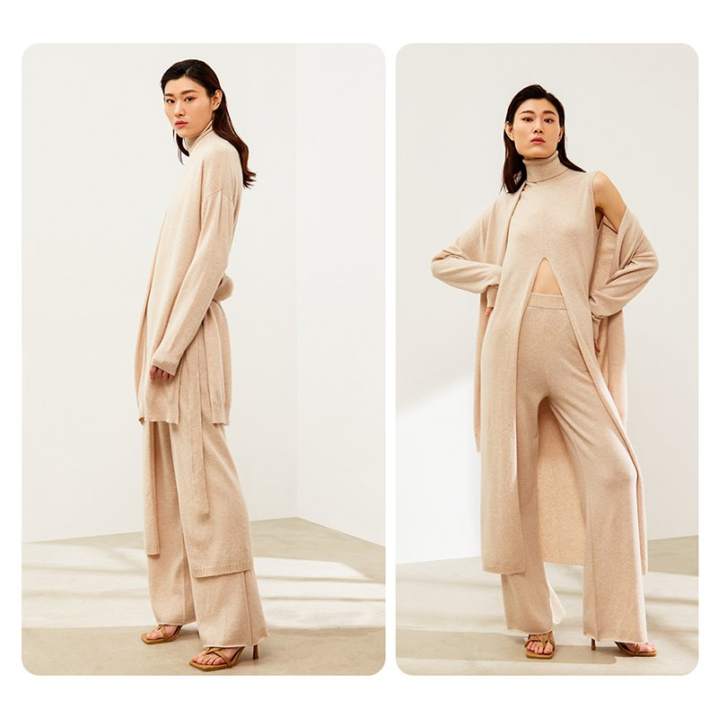 Women Knitwear Winter Causal Long Knit Sweater
