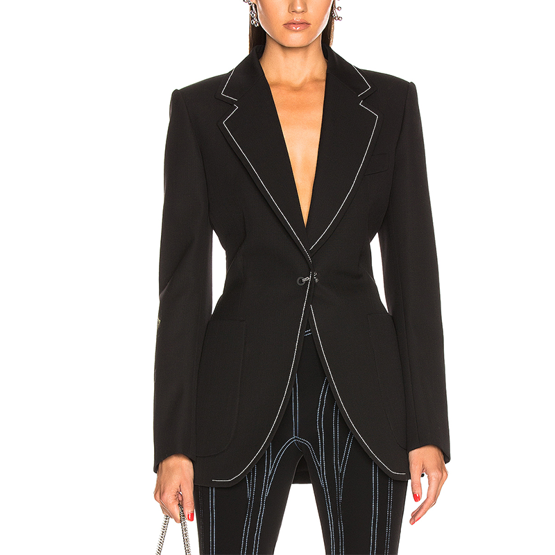 Elegant Business Blazer Dress View 1
