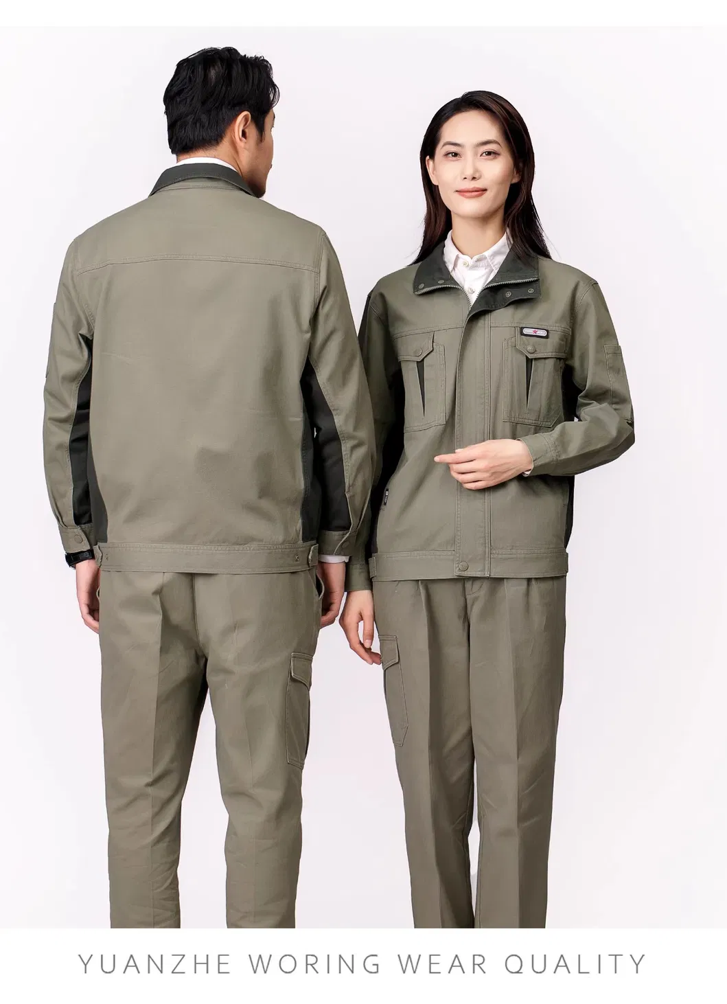 Unisex Autumn Winter Softshell Jacket Detail View