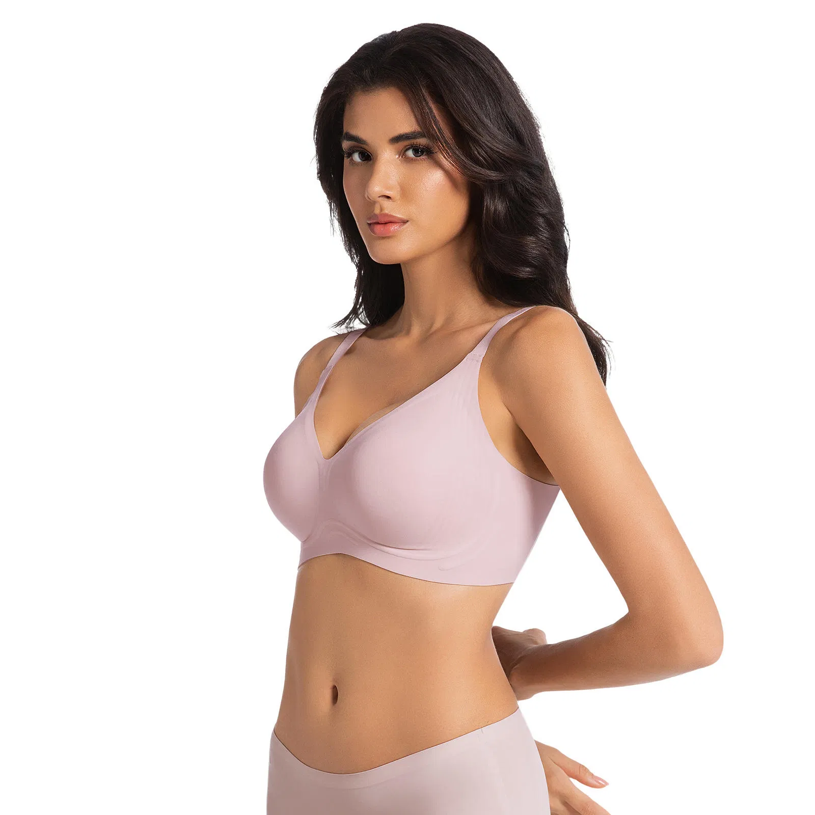 Stylish Full Cup Bra Set for Plus Size Women