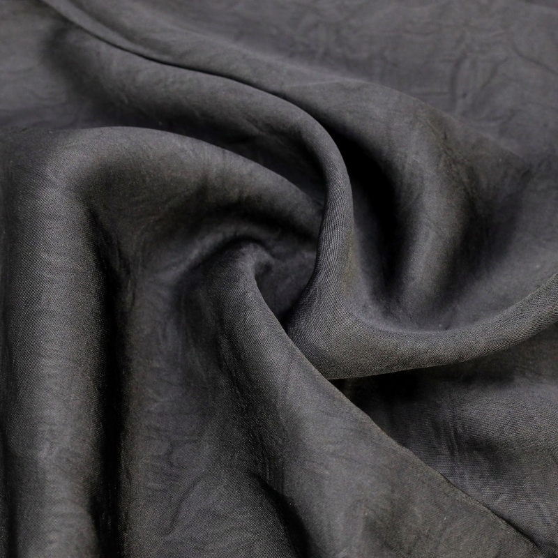 Elegant Double-Sided Crinkle Fabric for Prom and Evening Wear