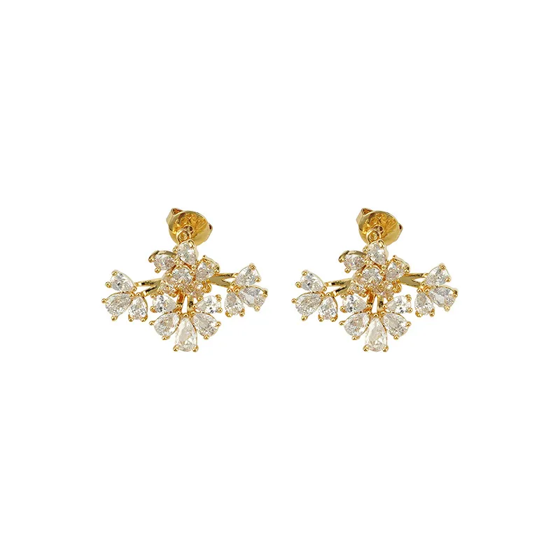 Fashion Light Luxury with Zirconia Temperament Earrings Jewelry 5