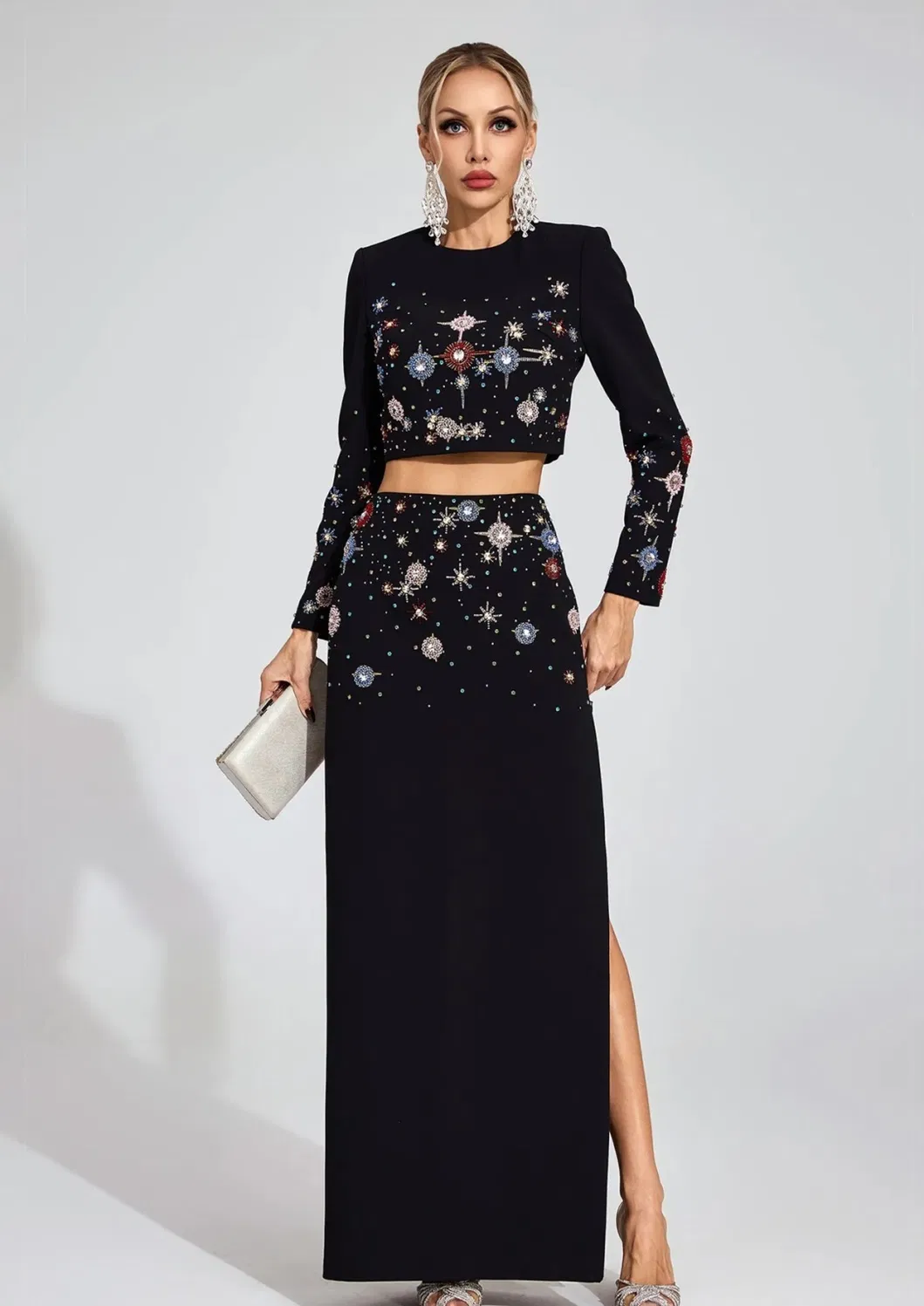Premium Ready-to-Wear Collection: High Waist Sexy Fashion Dress with Split Dress for Woman Elegant Evening Party Dress