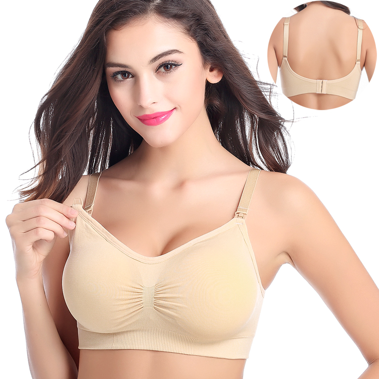Front Buckle Maternity Nursing Bra No Underwire Leakage Breastfeeding Adjustment Type Anti-sagging Mommy Underwear Women's Wear