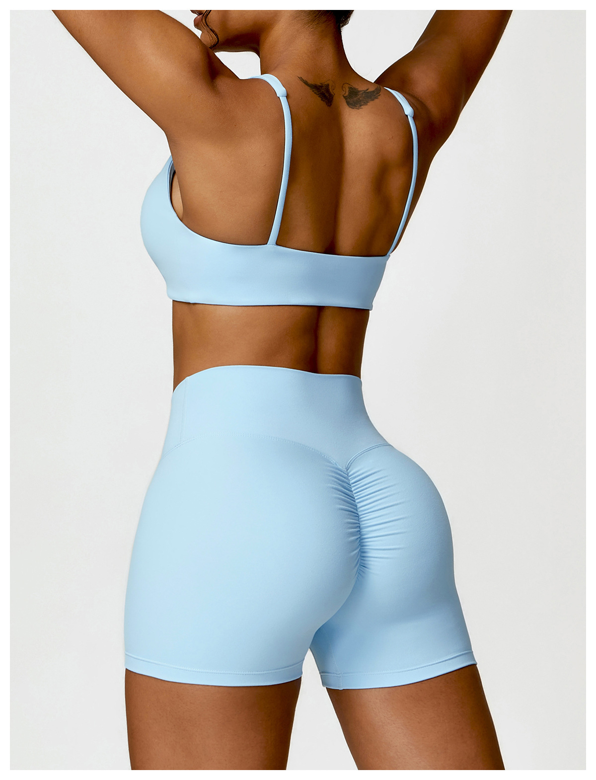 Wholesale High Quality 4 Piece Women Yoga Set Gym Sportswear Fitness Workout Running Jogging Sports Wear Clothes