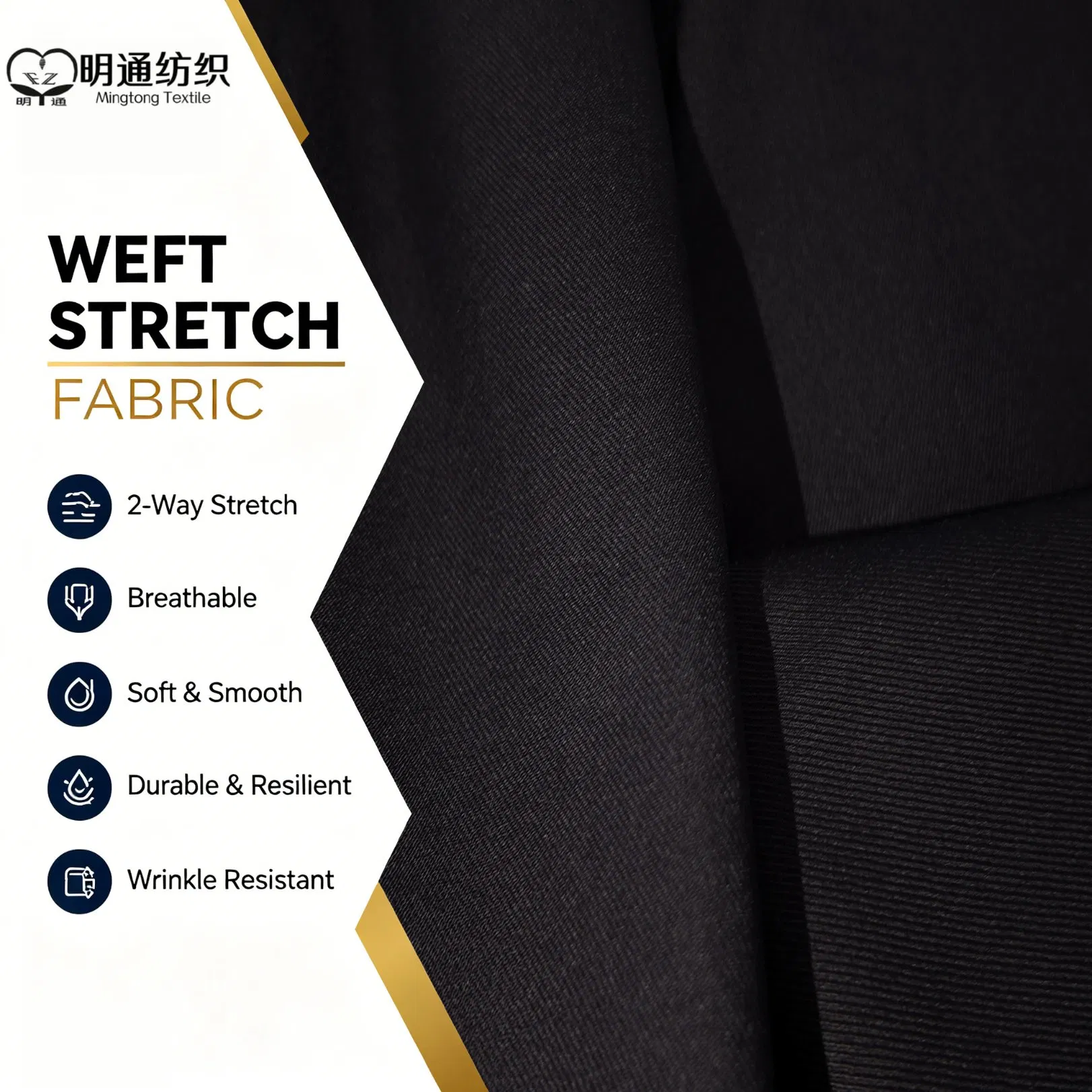 Classic Weft Supple Orderly T63r34 Sp3 Fabric for Bespoke Formal Wear
