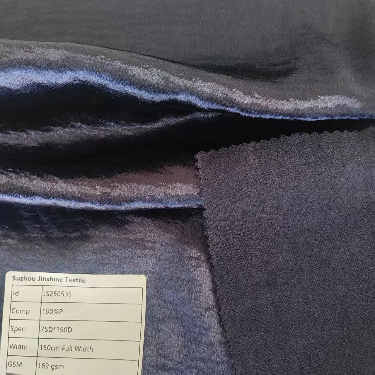 Soft-Drape Satin Elegant 100% Polyester Woven Fabric for Formal Blouses &amp; Dressy Tops &amp; Evening Party Outfits &amp; Casual Wear