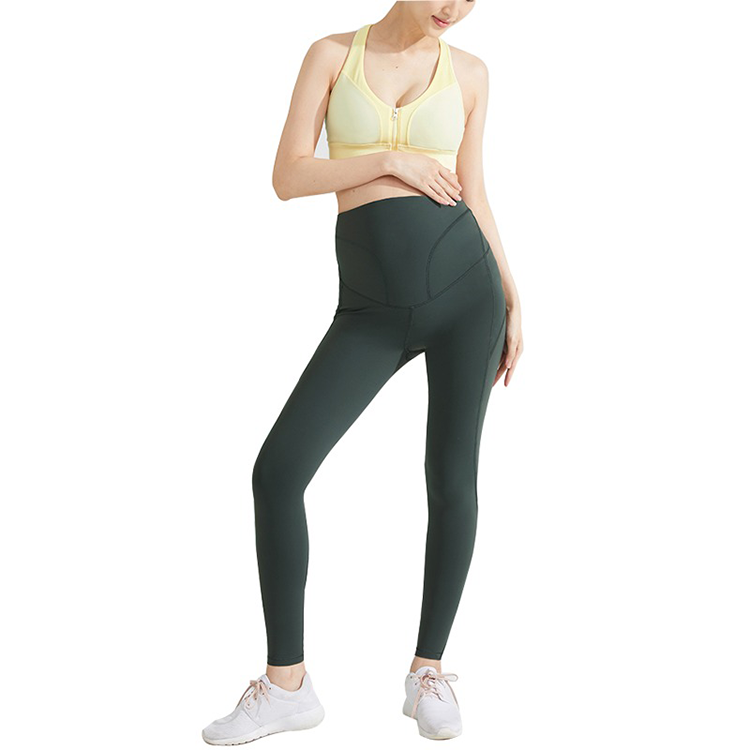 High Quality Fitness Workout Maternity Wear Comfortable Plus Size Womens Pregnant Legging Fleece Breathable Summer