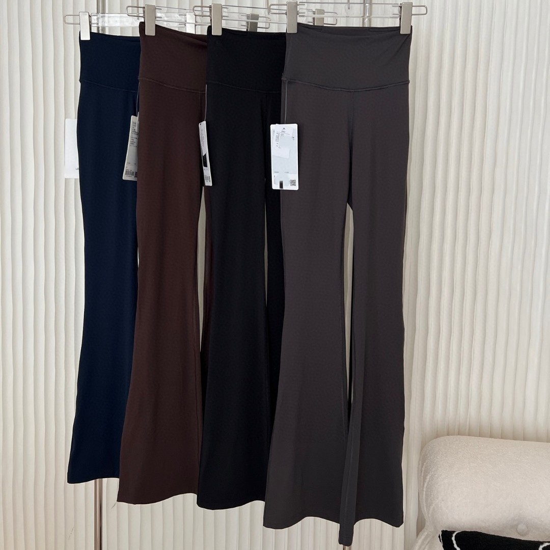 Under Lulv Custom Flared Fitness Pants High Waist Yoga Leggings With Hip Lift Slimming Features Naked Feel Long Sports Pants