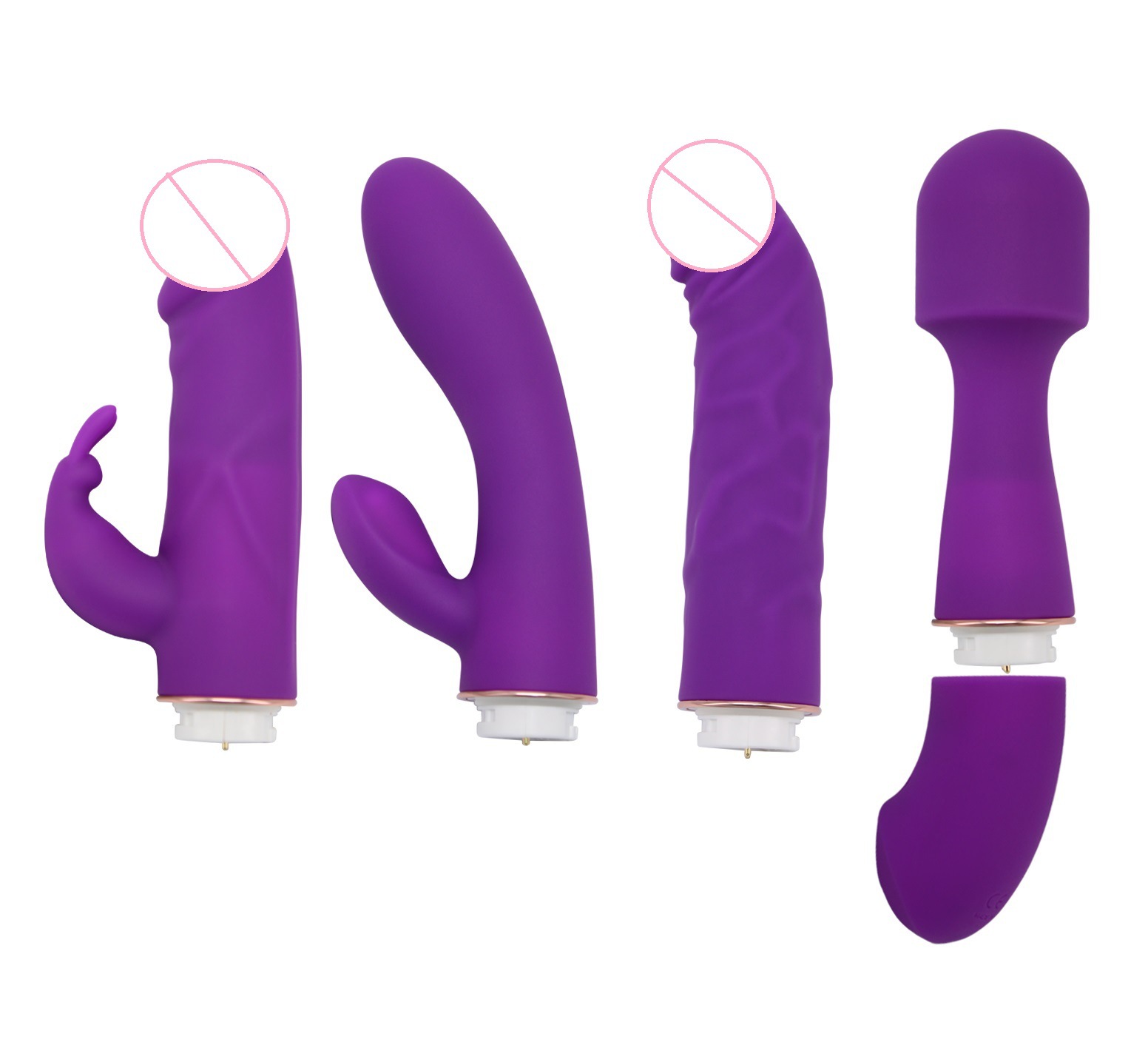 Wholesale 4 in 1 Thrusting Dildos for Woman's G-spot Wand Massager  Manufacturer, Exporter