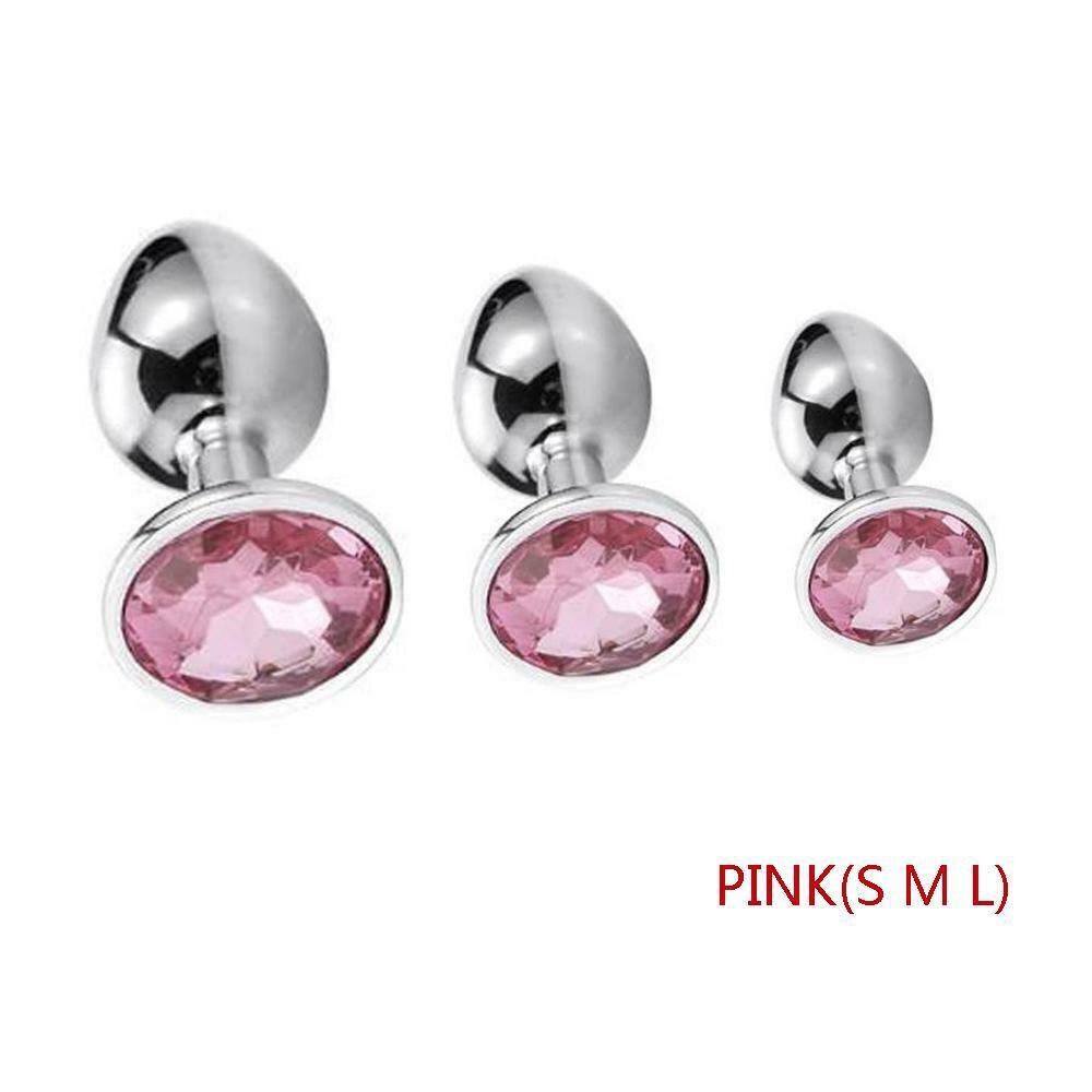 CE Certification 3pcs/set Anal Beads Crystal Jewelry Anal Butt Plug Massage Factory, Quotes