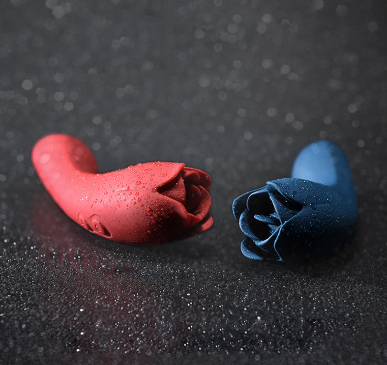 China Rechargeable Rose Clitoris Nipple Licker 2 in 1  Clitoral G Spot Dildo Vibrator Supplier, Pricelist