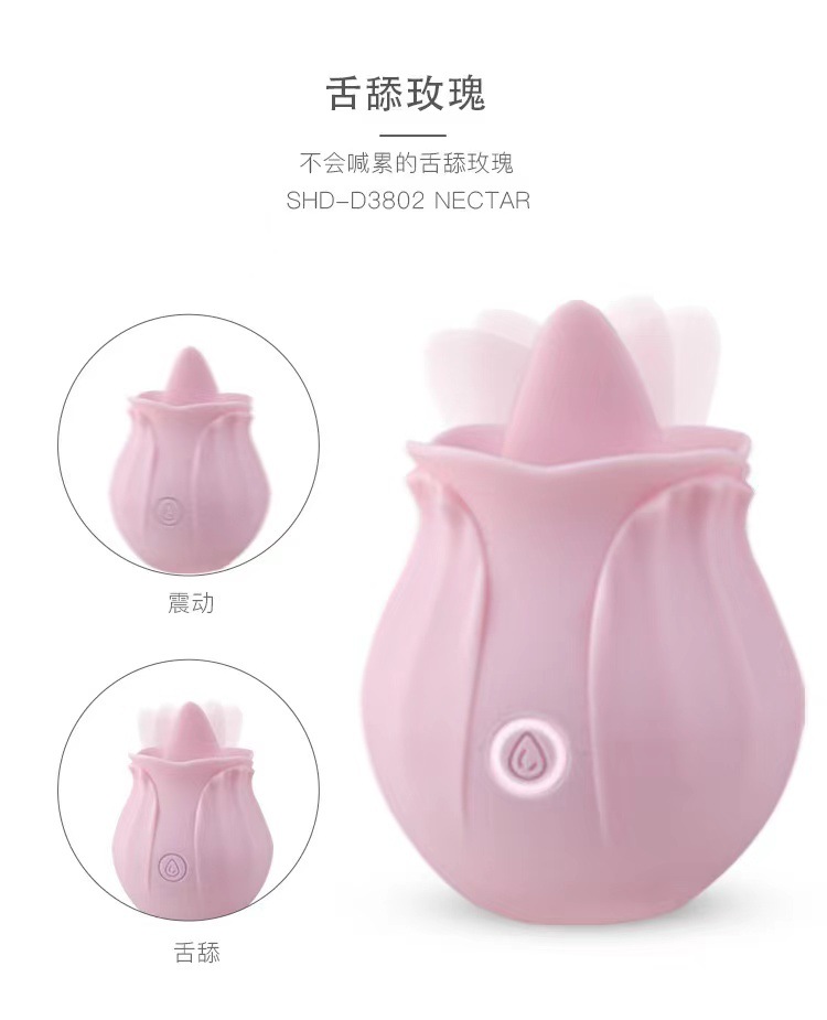 High-Quality Rose Toy Sex Tongue for Licking and Sucking for Women Pleasure Company, Companies