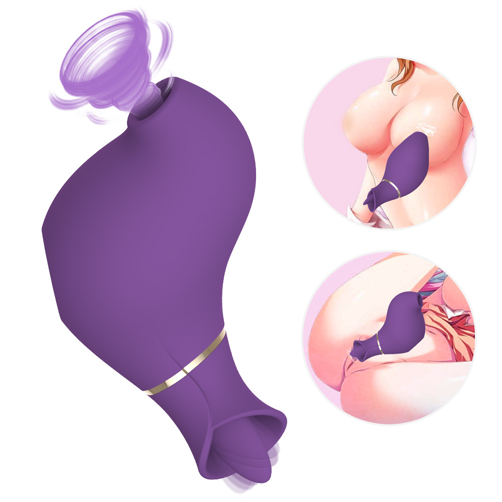 Custom 10 Frequency Tongue Licking + Sucking Vibrator Toy For Women Suppliers, Factory
