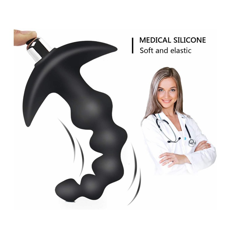 Custom Flexible Silicone 10 Vibration Modes Vibrating Anal Beads Butt Plug Suppliers, Service