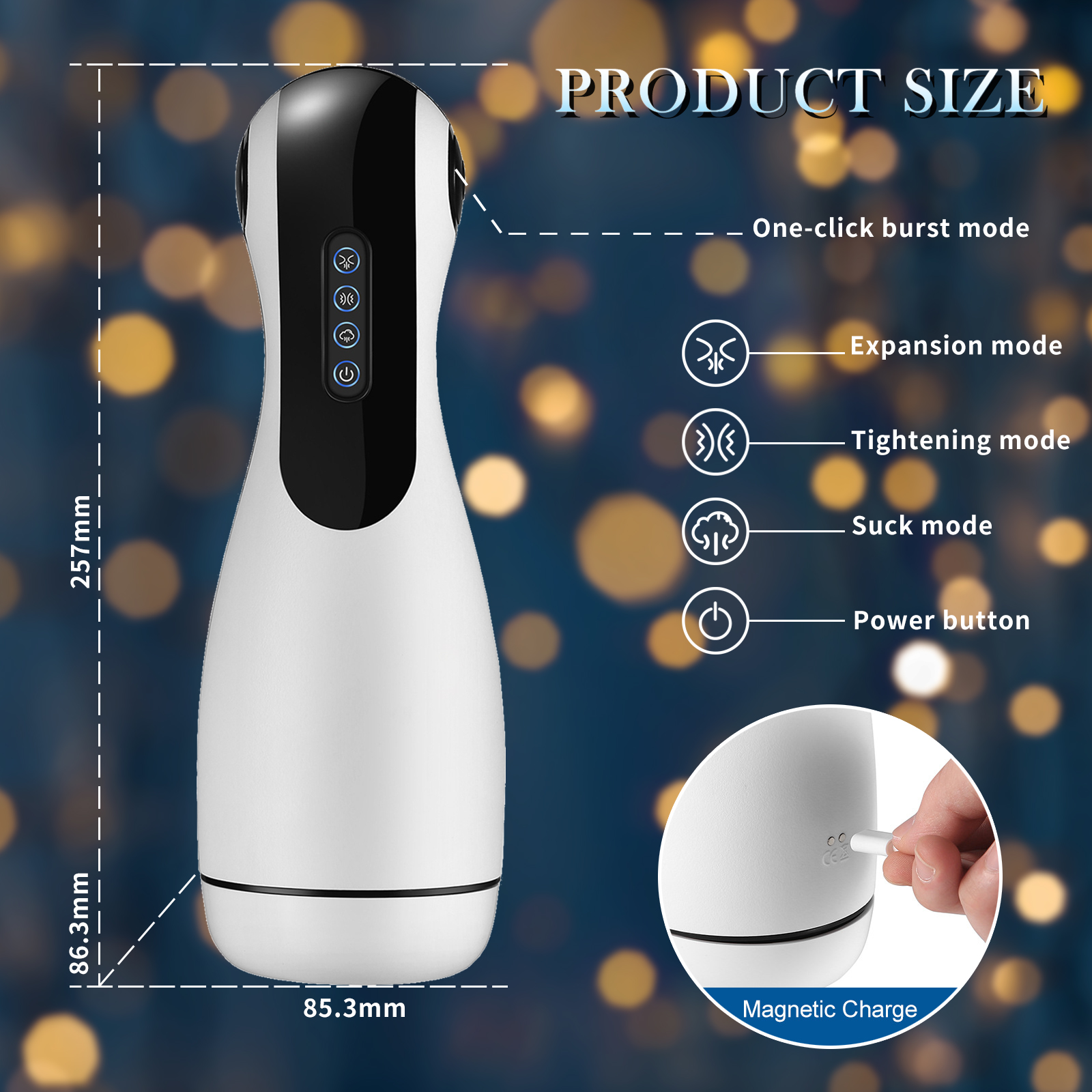 China Eelectric Oral Sex Toy with 3 sucking mode Male Masturbator Cup Factory, Exporter