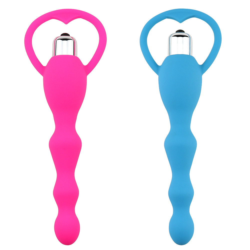 CE Certification bendable silicone vibrating anal beads butt plug vibe sex toys Suppliers, Factories