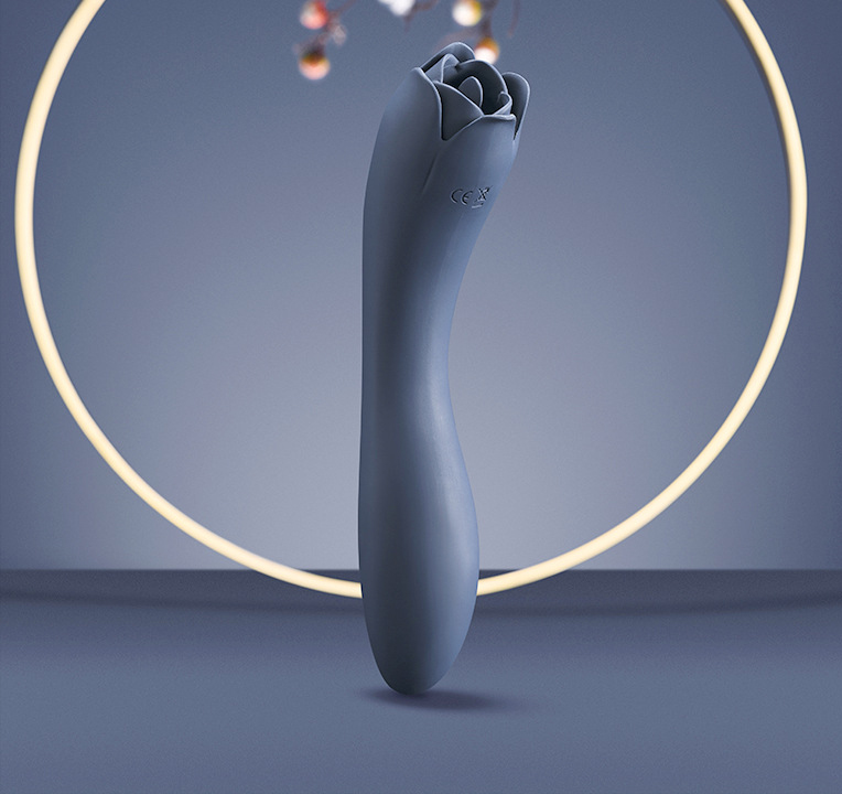 China Rechargeable Rose Clitoris Nipple Licker 2 in 1  Clitoral G Spot Dildo Vibrator Supplier, Pricelist