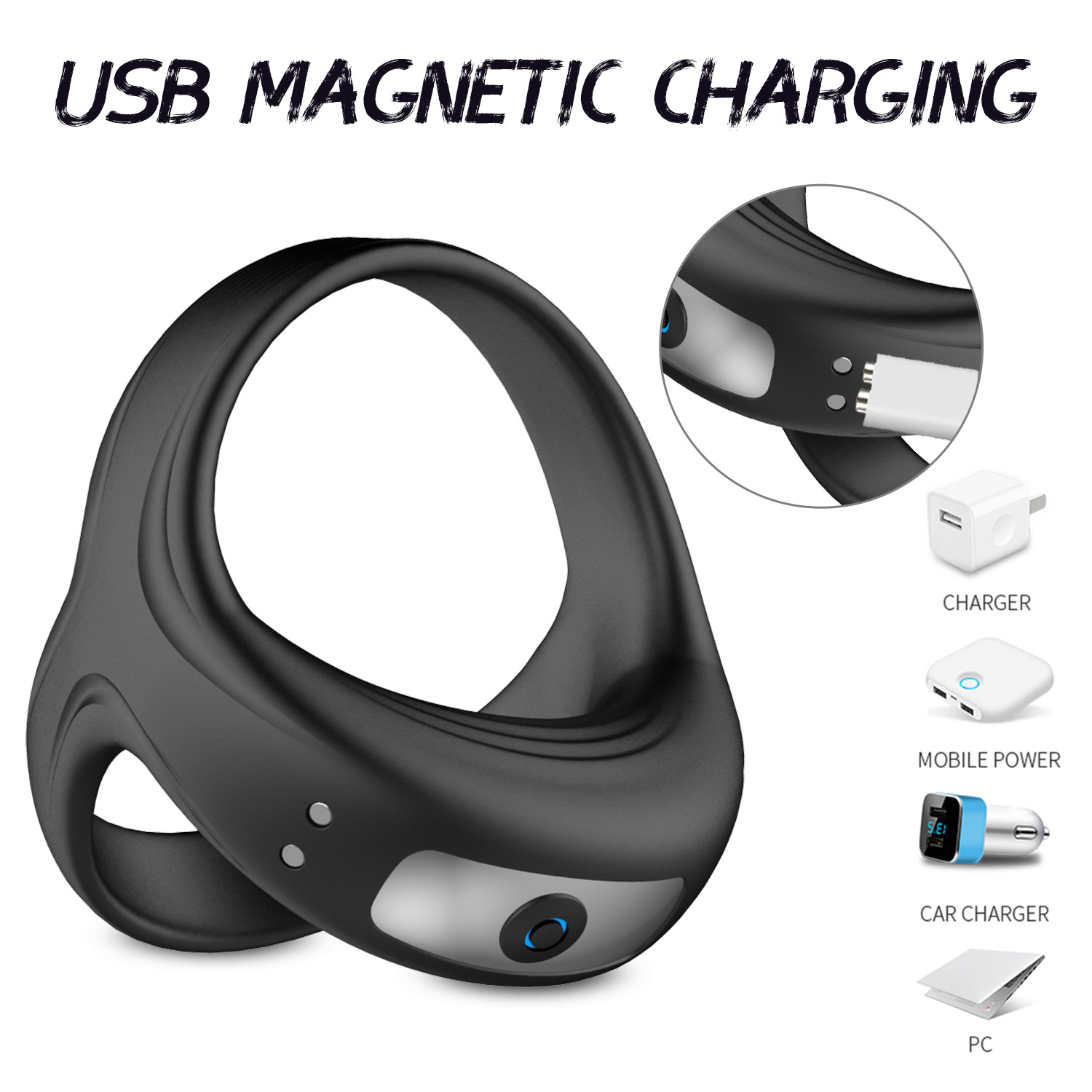 High-Quality 10 Intense Vibration Modes Testicles Stimulates Vibrating Penis Ring for Men Pricelist, Exporters