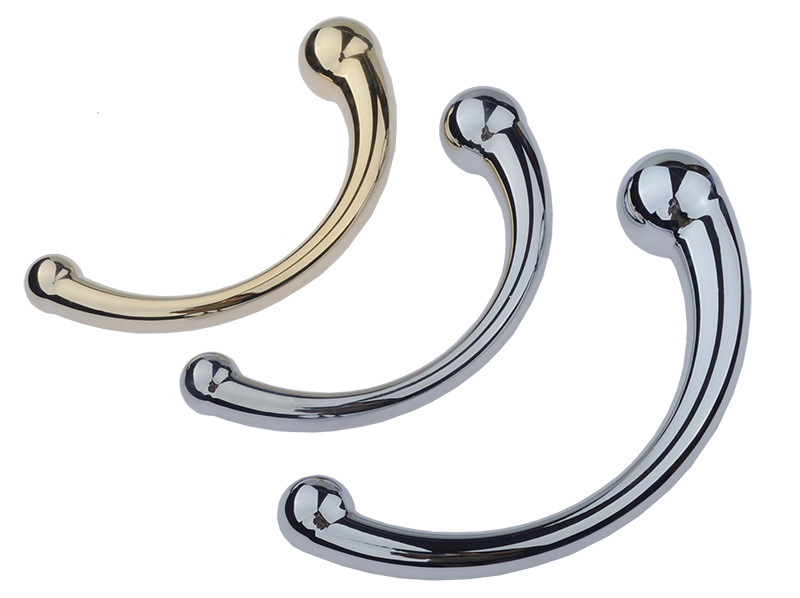Famous Metal Curved Double-Ended G-spot Massage Masturbation Sex Toy Manufacturers, Exporter