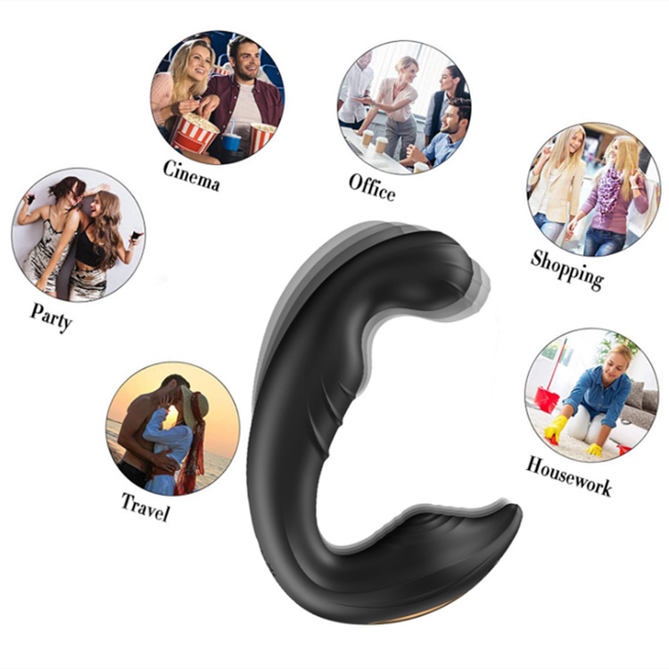 China Remote Ergonomic Design Stimulate P-Spot  Wiggle Prostate Massager Suppliers, Products