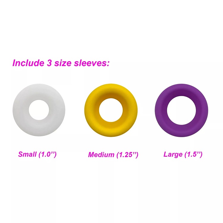 Cheap White USB-Powered Penis Pump Clear Bundle with 3 Small Sleeves Manufacturers, Suppliers