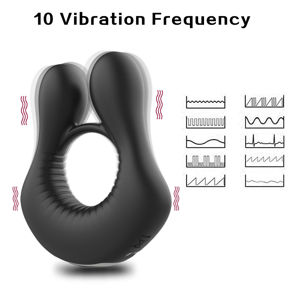 Wholesale Male Sex Toys 3 Motors for Clitoris & Testicles Stimulation Pleasure Vibrating Cock Ring Quotes, Company