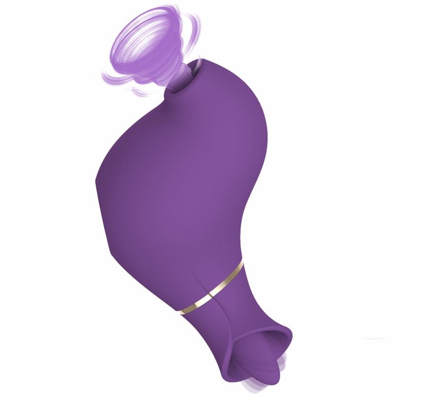 Custom 10 Frequency Tongue Licking + Sucking Vibrator Toy For Women Suppliers, Factory