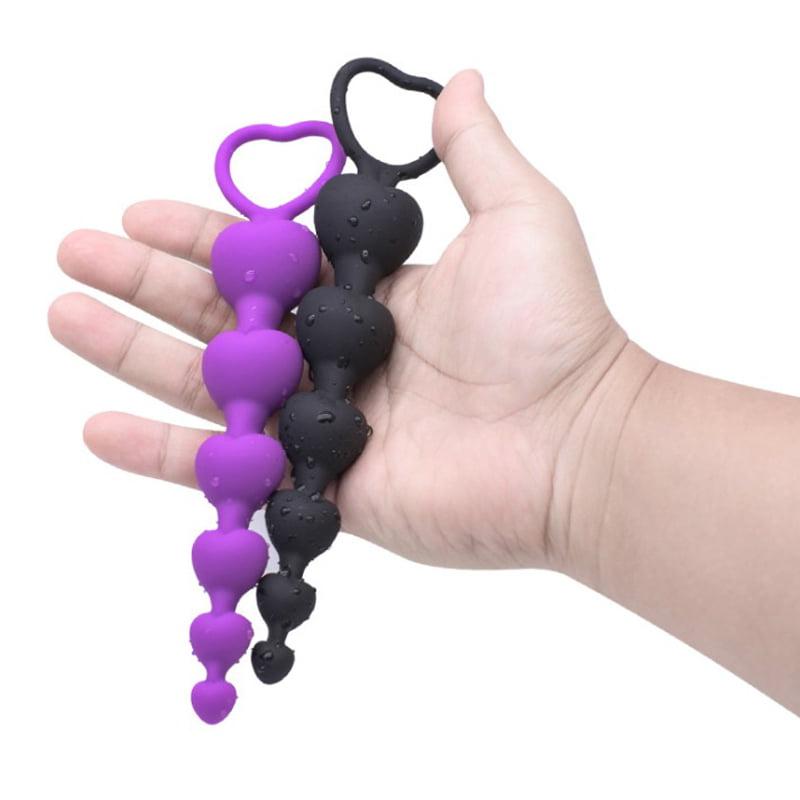Custom LoveIy Heart Shaped Prostate Massager with Safe Pull Ring Suppliers, Quotes