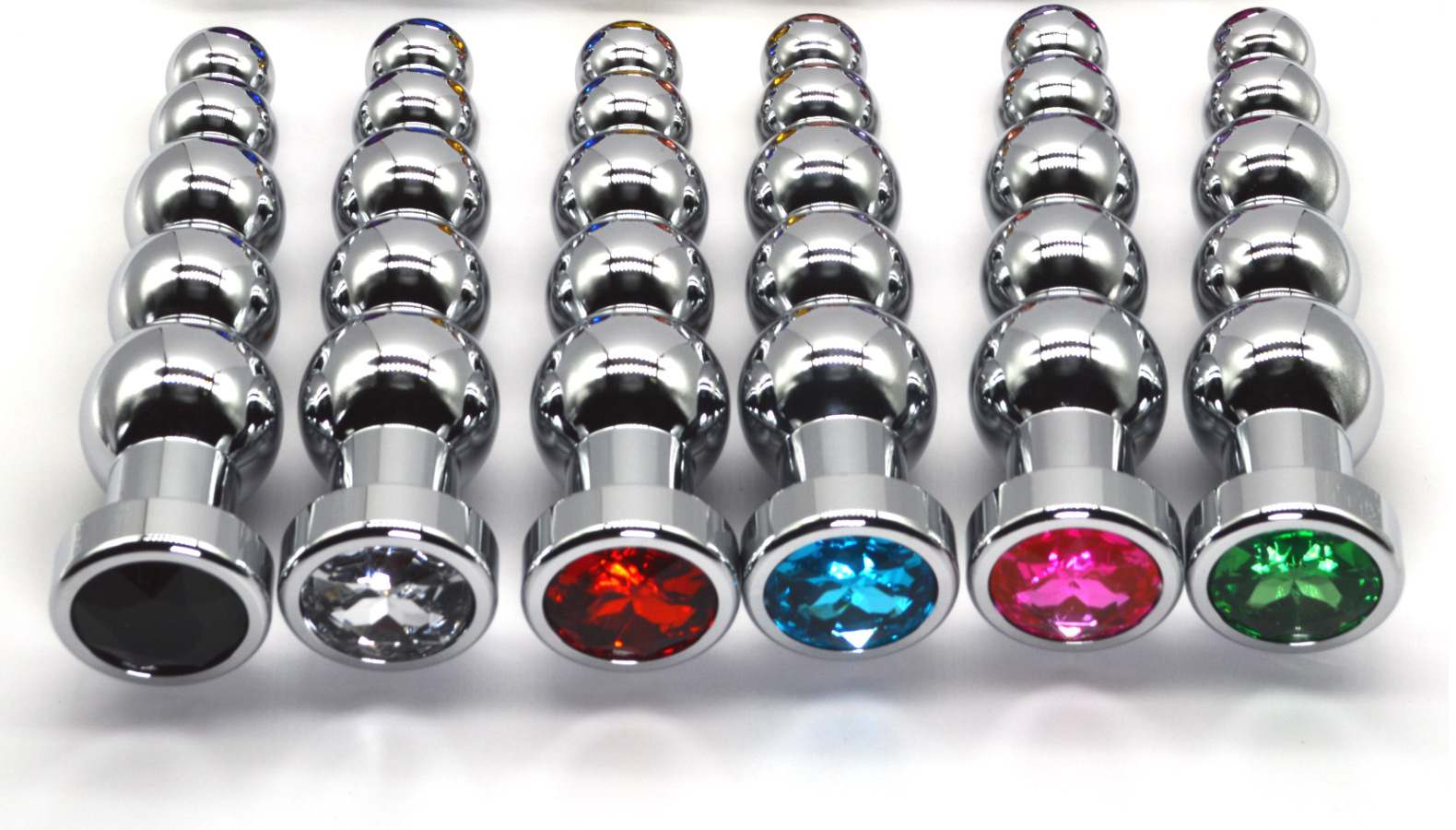 Colourful Jewelry Metal Butt Plug