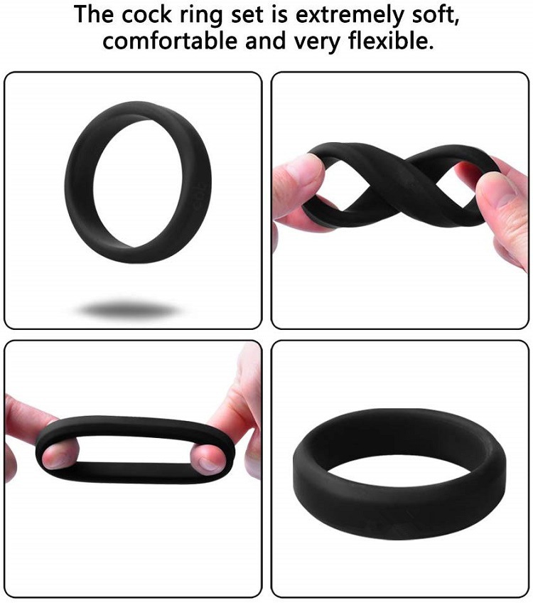 Discount 6 Different Size Flexible Super Soft Premium Quality Silicone  Penis Cock Rings Manufacturers, Products