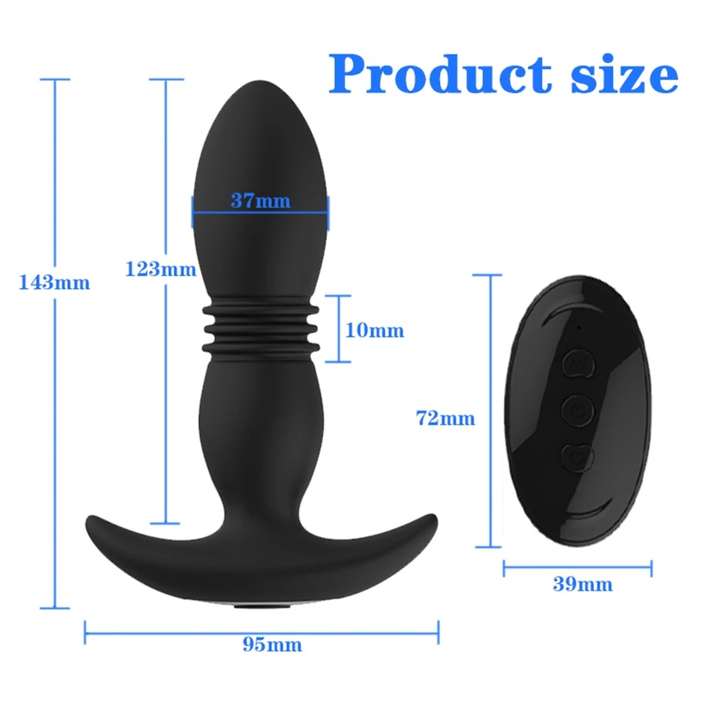 High-Quality Remote Control 7 modes Butt Plug Thrusting Anal Prostate Massagers Companies, Products