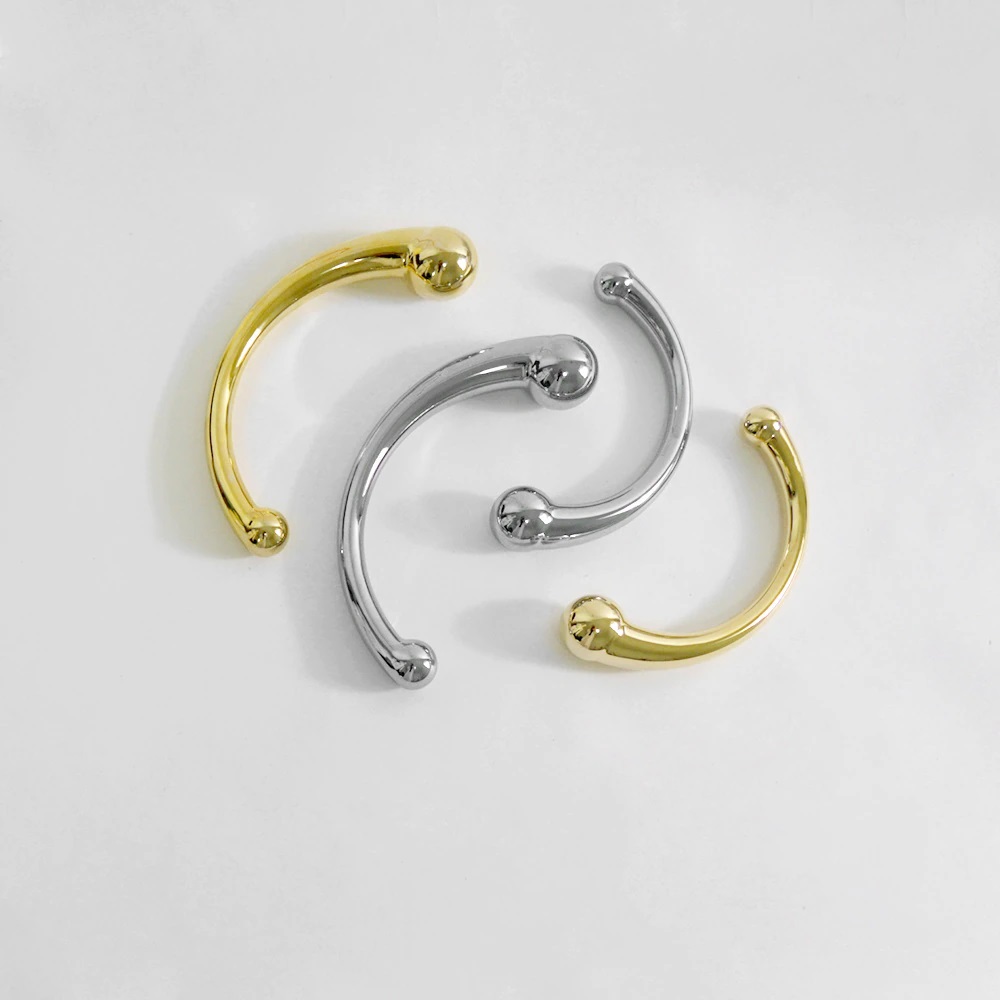 Famous Metal Curved Double-Ended G-spot Massage Masturbation Sex Toy Manufacturers, Exporter