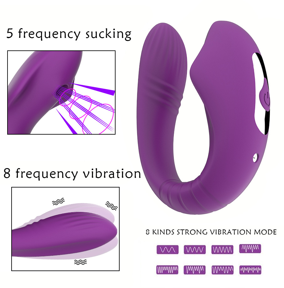 Buy G Spot Sucker Wireless Remote Clitoris Sucking U Shaped Vibrators Manufacturers, Exporter