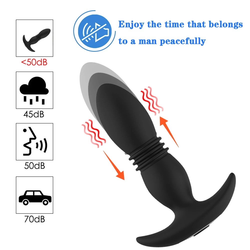 High-Quality Remote Control 7 modes Butt Plug Thrusting Anal Prostate Massagers Companies, Products