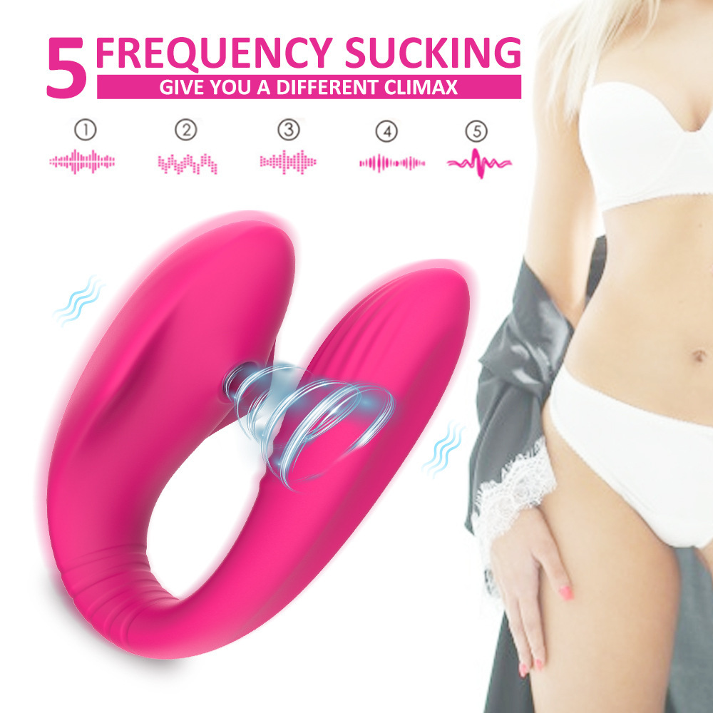Buy G Spot Sucker Wireless Remote Clitoris Sucking U Shaped Vibrators Manufacturers, Exporter