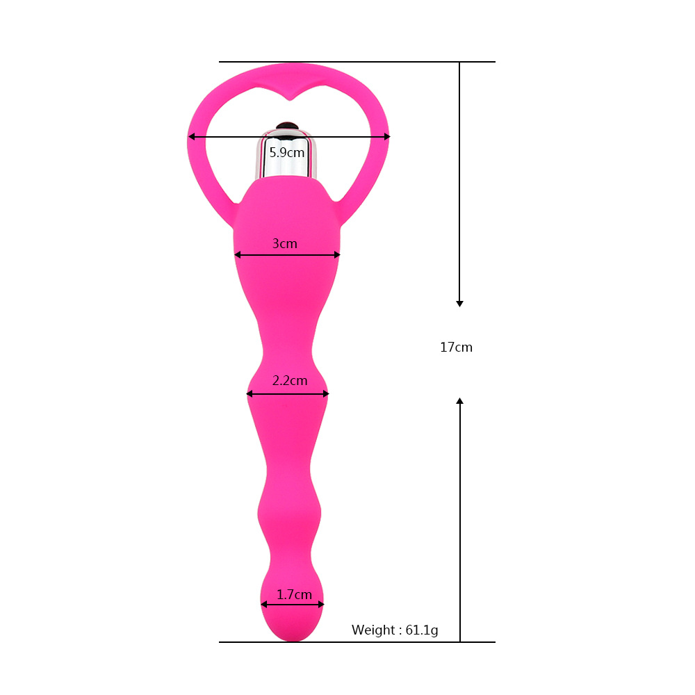CE Certification bendable silicone vibrating anal beads butt plug vibe sex toys Suppliers, Factories